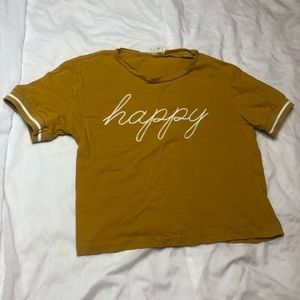 Yellow tee